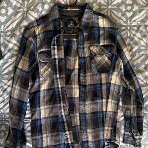 prAna blue flannel [size M]
